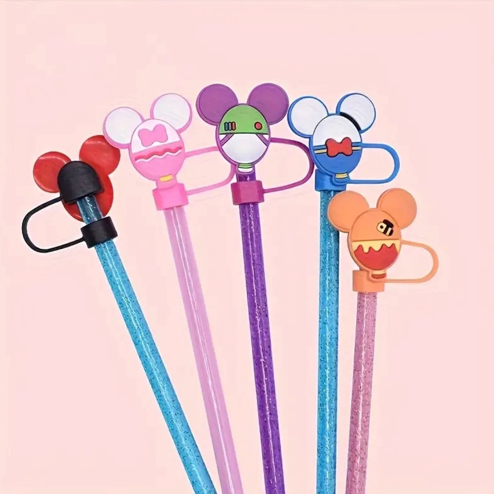 NIP Disney 10pc Straw Toppers - Picture 5 of 8